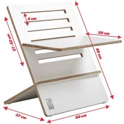 Convertisseur De Bureau Suki | Rehausse De Bureau Assis-debout | HxLxP 560 X 500 X 370 Mm | Blanc | Novigami - Blanc 11 Convertisseur De Bureau Suki | Rehausse De Bureau Assis-debout | HxLxP 560 X 500 X 370 Mm | Blanc | Novigami - Blanc -France Bureau Soldes 2022 64129117 5