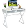 RELAX4LIFE Bureau D'Ordinateur Compacte Avec Espace De Rangement, Bureau D'Écriture Moderne Avec Les Pieds En Forme X, Table De Travail Multifonctionnel Pour Bureau, Chambre, Salon, 101 X 48 X 78CM 2 RELAX4LIFE Bureau D'Ordinateur Compacte Avec Espace De Rangement, Bureau D'Écriture Moderne Avec Les Pieds En Forme X, Table De Travail Multifonctionnel Pour Bureau, Chambre, Salon, 101 X 48 X 78CM -France Bureau Soldes 2022 64129555 1