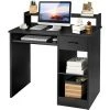 RELAX4LIFE Bureau D’Ordinateur, Bureau D'Ecriture Informatique Avec Multi-Rangments, Tirroir Et Étagère Élevée, Bureau Informatique Moderne Avec Plateau à Clavier Coulissant à Domicile (Noir) 2 RELAX4LIFE Bureau D’Ordinateur, Bureau D'Ecriture Informatique Avec Multi-Rangments, Tirroir Et Étagère Élevée, Bureau Informatique Moderne Avec Plateau à Clavier Coulissant à Domicile (Noir) -France Bureau Soldes 2022 64130114 1