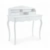 WEBMARKETPOINT Bureau En Bois Blanc 2 Tiroirs Daisy Shabby -France Bureau Soldes 2022 64130976 1