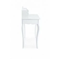 WEBMARKETPOINT Bureau En Bois Blanc 2 Tiroirs Daisy Shabby -France Bureau Soldes 2022 64130976 4