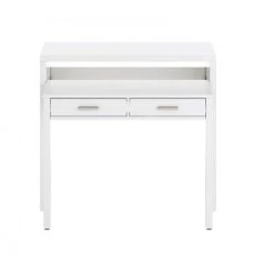 FORES CONSOLE BUREAU MAX - Chêne / Blanc - Chêne / Blanc -France Bureau Soldes 2022 64373725 4