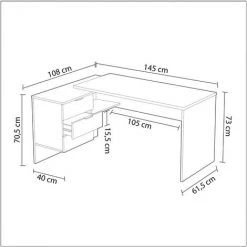 FORES BUREAU BICOLOR SAMA -France Bureau Soldes 2022 64373845 4