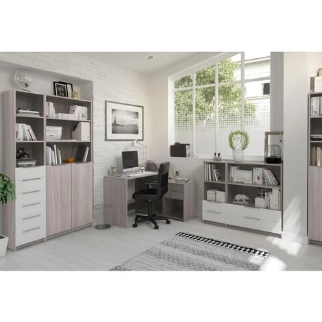 BEFARA BUREAU D'ANGLE AVEC 2 TIROIRS KLEO 3 BEFARA BUREAU D'ANGLE AVEC 2 TIROIRS KLEO