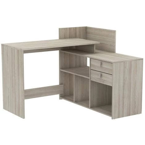 BEFARA BUREAU D'ANGLE AVEC 2 TIROIRS KLEO 4 BEFARA BUREAU D'ANGLE AVEC 2 TIROIRS KLEO – Image 2