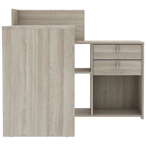 BEFARA BUREAU D'ANGLE AVEC 2 TIROIRS KLEO 5 BEFARA BUREAU D'ANGLE AVEC 2 TIROIRS KLEO – Image 3