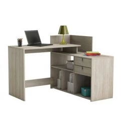 BEFARA BUREAU D'ANGLE AVEC 2 TIROIRS KLEO 10 BEFARA BUREAU D'ANGLE AVEC 2 TIROIRS KLEO -France Bureau Soldes 2022 64373854 4