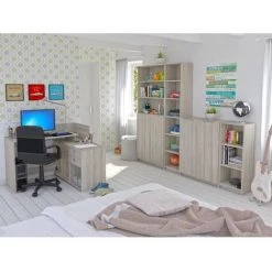 BEFARA BUREAU D'ANGLE AVEC 2 TIROIRS KLEO 11 BEFARA BUREAU D'ANGLE AVEC 2 TIROIRS KLEO -France Bureau Soldes 2022 64373854 5