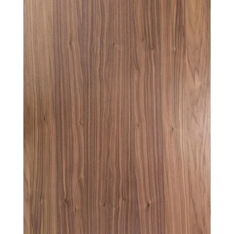 Bureau Coloris Naturel / Noir En Contreplaqué De Noyer - Longueur 120 X Profondeur 60 X Hauteur 75 Cm -PEGANE- 6 Bureau Coloris Naturel / Noir En Contreplaqué De Noyer - Longueur 120 X Profondeur 60 X Hauteur 75 Cm -PEGANE- – Image 4