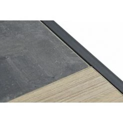 Bureau En MDF Naturel Et Métal Coloris Noir - Longueur 120 X Hauteur 75 X Profondeur 60 Cm - PEGANE - -France Bureau Soldes 2022 64461637 4