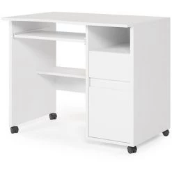 Table D'ordinateur „Polo" Blanc Vicco
