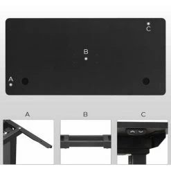 HELLOSHOP26 Dessus De Table Pour Bureau électrique Plateau De Table Bords Et Coins Arrondis En Panneau MDF 140 X 70 X 1 8 Cm Noir - Noir 9 HELLOSHOP26 Dessus De Table Pour Bureau électrique Plateau De Table Bords Et Coins Arrondis En Panneau MDF 140 X 70 X 1 8 Cm Noir - Noir -France Bureau Soldes 2022 64694074 3