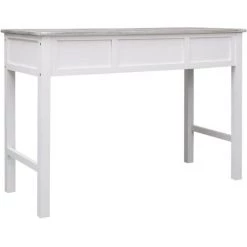 PESCE Bureau Gris 110x45x76 Cm Bois -France Bureau Soldes 2022 64872234 5