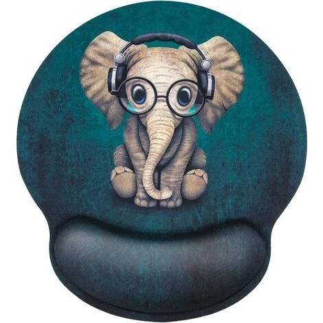 PERLE RARE Tapis De Souris Ergonomique Avec Repose-Poignet En Gel - Soulage La Douleur-Motif Mignon Vert - Avec écouteurs-Base En Caoutchouc Antidérapant-Convient Pour Ordinateur,Bureau,Maison 3 PERLE RARE Tapis De Souris Ergonomique Avec Repose-Poignet En Gel - Soulage La Douleur-Motif Mignon Vert - Avec écouteurs-Base En Caoutchouc Antidérapant-Convient Pour Ordinateur,Bureau,Maison