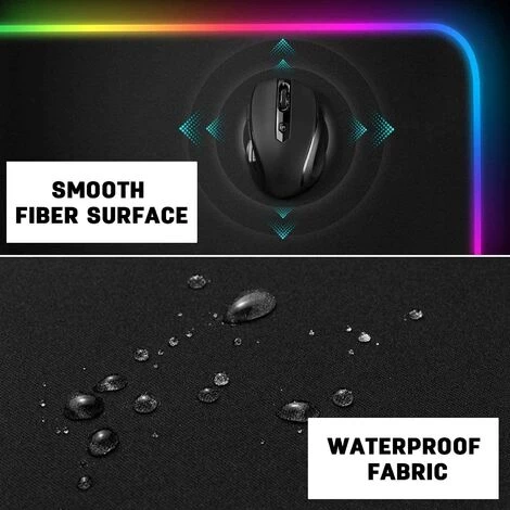 PERLE RARE RGB Tapis De Souris Gaming Grands 900 X 400 X 4 Mm Surdimensionné XXL Jeu Mousepad Imperméable Antidérapant Surface Tapis De Souris Pour Ordinateur Bureau Gamer Carte Monde 5 PERLE RARE RGB Tapis De Souris Gaming Grands 900 X 400 X 4 Mm Surdimensionné XXL Jeu Mousepad Imperméable Antidérapant Surface Tapis De Souris Pour Ordinateur Bureau Gamer Carte Monde – Image 3