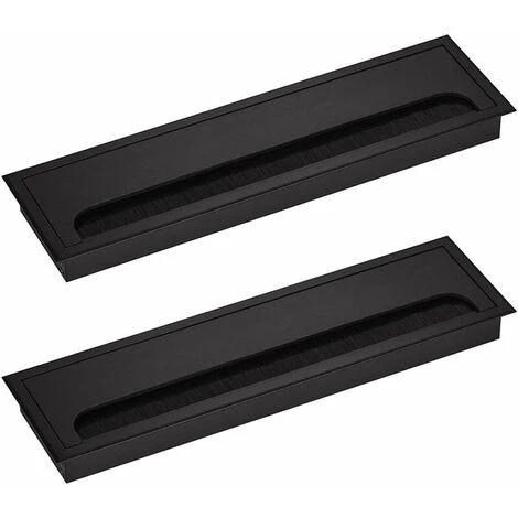Passe-Câble Pour Bureau Rectangulaire 80x 275mm Passe-Câble Presse-étoupe Pour Table De Bureau Meubles De Maison CABLE Aluminium Noir Anodisé Carré 2 Pièces S'arêern 3 Passe-Câble Pour Bureau Rectangulaire 80x 275mm Passe-Câble Presse-étoupe Pour Table De Bureau Meubles De Maison CABLE Aluminium Noir Anodisé Carré 2 Pièces S'arêern