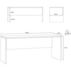 SARMOG Bureau D'angle Droit Bureau D'étude Moderne Simply Extra DX | Couleur: Blanc -France Bureau Soldes 2022 65877884 4