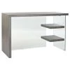BRICOMARTEAU Bureau DKD Home Decor Verre Gris Transparent MDF Verre Trempé (120 X 50 X 76 Cm) 2 BRICOMARTEAU Bureau DKD Home Decor Verre Gris Transparent MDF Verre Trempé (120 X 50 X 76 Cm) -France Bureau Soldes 2022 65934629 1