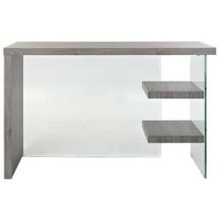 BRICOMARTEAU Bureau DKD Home Decor Verre Gris Transparent MDF Verre Trempé (120 X 50 X 76 Cm) 10 BRICOMARTEAU Bureau DKD Home Decor Verre Gris Transparent MDF Verre Trempé (120 X 50 X 76 Cm) -France Bureau Soldes 2022 65934629 4