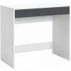 AUTRES Bureau Droit COMPO 1 Tiroir - Blanc Et Gris - L 80 X P 45 X H 74,6 Cm -France Bureau Soldes 2022 66264615 1