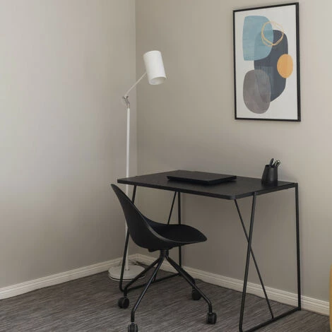 TENZO Bureau En Bois Et Métal L120cm - Work - Couleur - Noir 4 TENZO Bureau En Bois Et Métal L120cm - Work - Couleur - Noir – Image 2