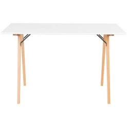 HOUSE NORDIC Bureau En Bois L120cm - Vojens - Couleur - Bois Clair / Blanc