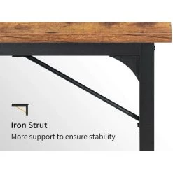 CUBIKER Bureau Gaming Informatique - 120*60*75 Cm Bureau Gamer Stable Barre Triangle Avec 2 Tiroirs, 1 Etagère Rangement Pour Travailler, Etudier, Jouer, Chambre, Domicile Style Industriel Marron Noir 10 CUBIKER Bureau Gaming Informatique - 120*60*75 Cm Bureau Gamer Stable Barre Triangle Avec 2 Tiroirs, 1 Etagère Rangement Pour Travailler, Etudier, Jouer, Chambre, Domicile Style Industriel Marron Noir -France Bureau Soldes 2022 66827090 4