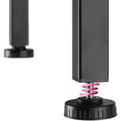 TECTAKE Bureau HAMILTON 138x138x75,5cm - Table D’ordinateur En L, Bureau D’angle, Table De Bureau - Bois Foncé Industriel -France Bureau Soldes 2022 66852207 5