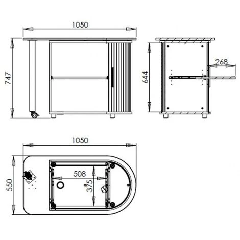 LES TENDANCES Bureau Avec Plateau Pivotant Et Rangement Blanc Imprimé Http Kool 105 Cm 6 LES TENDANCES Bureau Avec Plateau Pivotant Et Rangement Blanc Imprimé Http Kool 105 Cm – Image 4