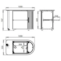 LES TENDANCES Bureau Avec Plateau Pivotant Et Rangement Gris Imprimé Http Kool 105 Cm 9 LES TENDANCES Bureau Avec Plateau Pivotant Et Rangement Gris Imprimé Http Kool 105 Cm -France Bureau Soldes 2022 66880704 4