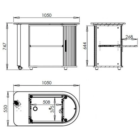 LES TENDANCES Bureau Avec Plateau Pivotant Et Rangement Gris Imprimé Http Kool 105 Cm 6 LES TENDANCES Bureau Avec Plateau Pivotant Et Rangement Gris Imprimé Http Kool 105 Cm – Image 4