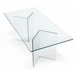 LES TENDANCES Bureau Design Verre Transparent Hasmi 7 LES TENDANCES Bureau Design Verre Transparent Hasmi -France Bureau Soldes 2022 66881089 3