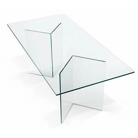 LES TENDANCES Bureau Design Verre Transparent Hasmi 5 LES TENDANCES Bureau Design Verre Transparent Hasmi – Image 3