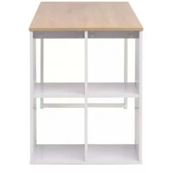 LES TENDANCES Bureau Bois Chêne Clair Et Blanc Chickie 10 LES TENDANCES Bureau Bois Chêne Clair Et Blanc Chickie -France Bureau Soldes 2022 66881107 4