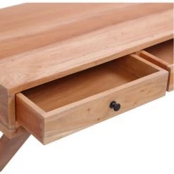 LES TENDANCES Bureau 3 Tiroirs Acajou Massif Clair Joviale 9 LES TENDANCES Bureau 3 Tiroirs Acajou Massif Clair Joviale -France Bureau Soldes 2022 66881258 3