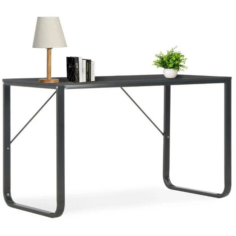 LES TENDANCES Bureau Bois Et Métal Noir Jorka 4 LES TENDANCES Bureau Bois Et Métal Noir Jorka – Image 2