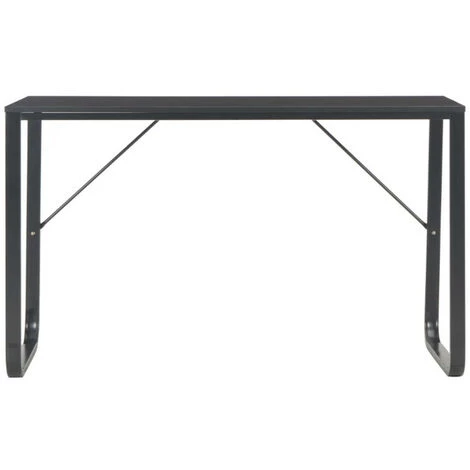 LES TENDANCES Bureau Bois Et Métal Noir Jorka 5 LES TENDANCES Bureau Bois Et Métal Noir Jorka – Image 3