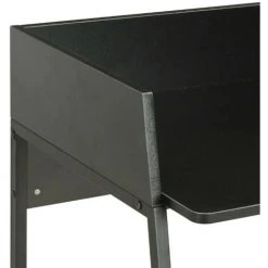 LES TENDANCES Bureau Bois Et Métal Noir Papyrus 11 LES TENDANCES Bureau Bois Et Métal Noir Papyrus -France Bureau Soldes 2022 66881669 5