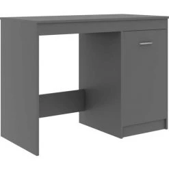 LES TENDANCES Bureau Gris 100x50x76 Cm -France Bureau Soldes 2022 66882194 3