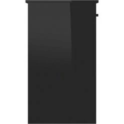 LES TENDANCES Bureau Noir Brillant 90x45x76 Cm -France Bureau Soldes 2022 66882576 5