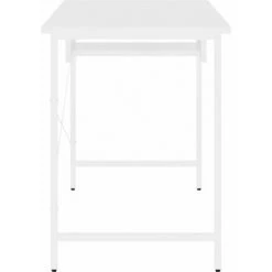 LES TENDANCES Bureau D'ordinateur Blanc 105x55x72 Cm MDF Et Métal -France Bureau Soldes 2022 66897556 4