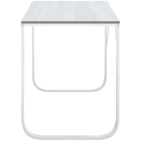 LES TENDANCES Bureau D'ordinateur Blanc 110x60x73 Cm 6 LES TENDANCES Bureau D'ordinateur Blanc 110x60x73 Cm – Image 4