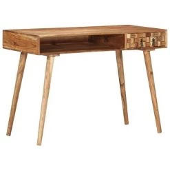 LES TENDANCES Bureau 115x50x76 Cm Bois D'acacia Massif