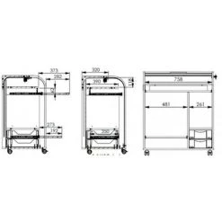 LES TENDANCES Bureau Informatique Blanc à Rideau Imprimé Chêne Naturel Must 80 Cm 9 LES TENDANCES Bureau Informatique Blanc à Rideau Imprimé Chêne Naturel Must 80 Cm -France Bureau Soldes 2022 66900865 4