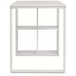 LES TENDANCES Bureau Bois Et Pieds Métal Blanc Brook -France Bureau Soldes 2022 66901181 4