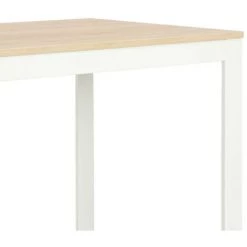 LES TENDANCES Bureau D'ordinateur Bois Clair Et Métal Blanc Simply 11 LES TENDANCES Bureau D'ordinateur Bois Clair Et Métal Blanc Simply -France Bureau Soldes 2022 66901598 5