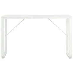 LES TENDANCES Bureau Bois Et Métal Blanc Jorka -France Bureau Soldes 2022 66902087 3