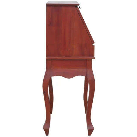 LES TENDANCES Bureau 9 Tiroirs Acajou Massif Foncé Maldone 6 LES TENDANCES Bureau 9 Tiroirs Acajou Massif Foncé Maldone – Image 4