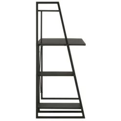 LES TENDANCES Bureau 4 étagères Bois Et Métal Noir Rohan 9 LES TENDANCES Bureau 4 étagères Bois Et Métal Noir Rohan -France Bureau Soldes 2022 66902504 3