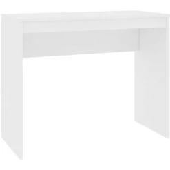 LES TENDANCES Bureau Bois Blanc Studano 90 Cm -France Bureau Soldes 2022 66903217 2
